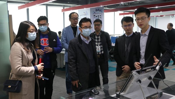 五邑碧桂園中英文學校領(lǐng)導(dǎo)到訪云蝶參觀交流