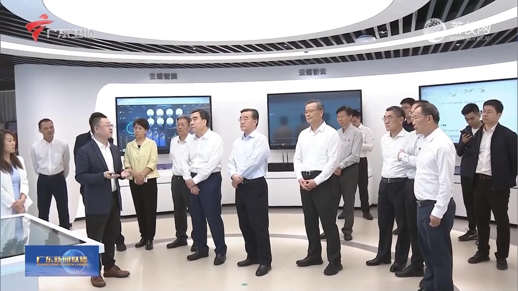 全國人大常委會副委員長張慶偉調(diào)研云蝶科技